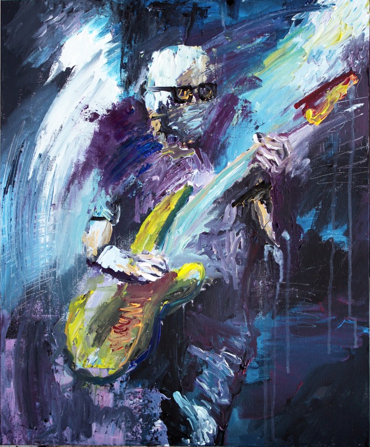 Rock Star 2, acrílico sobre lienzo, 50 x 65