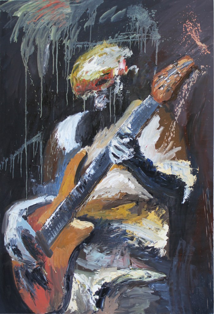 Rock Star 8, óleo sobre tabla, 81 x 120