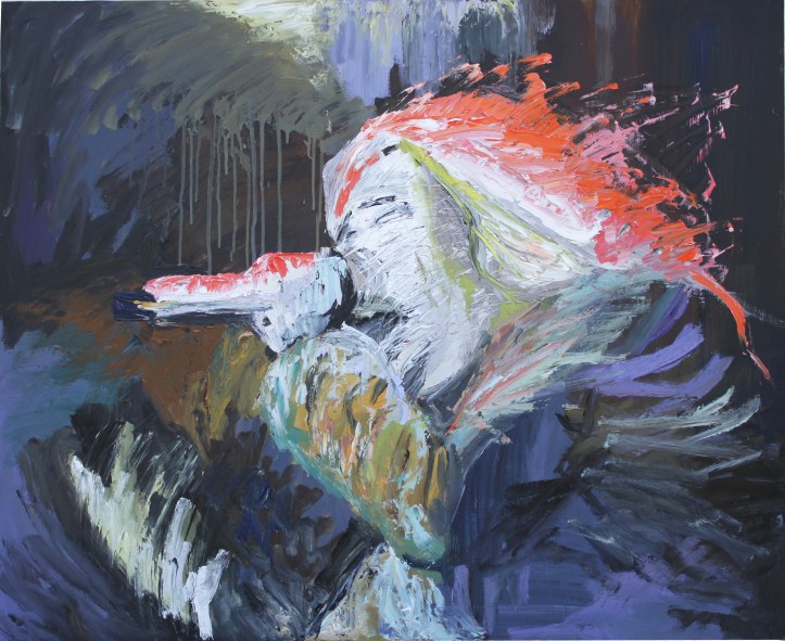 Rock Star 9, acrílico sobre tabla, 100 x 81