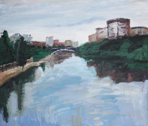 Pisuerga, óleo sobre tabla, 122 x 100