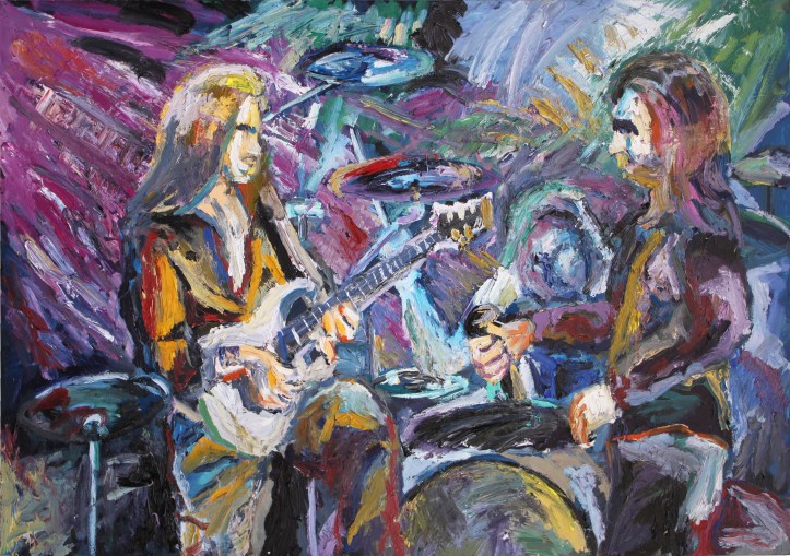 Velocidad de la luz. Óleo sobre tabla, 122 x 81. 2020