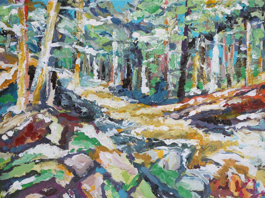 Boca del Asno, acrílico sobre tabla, 40 x 30. 2025